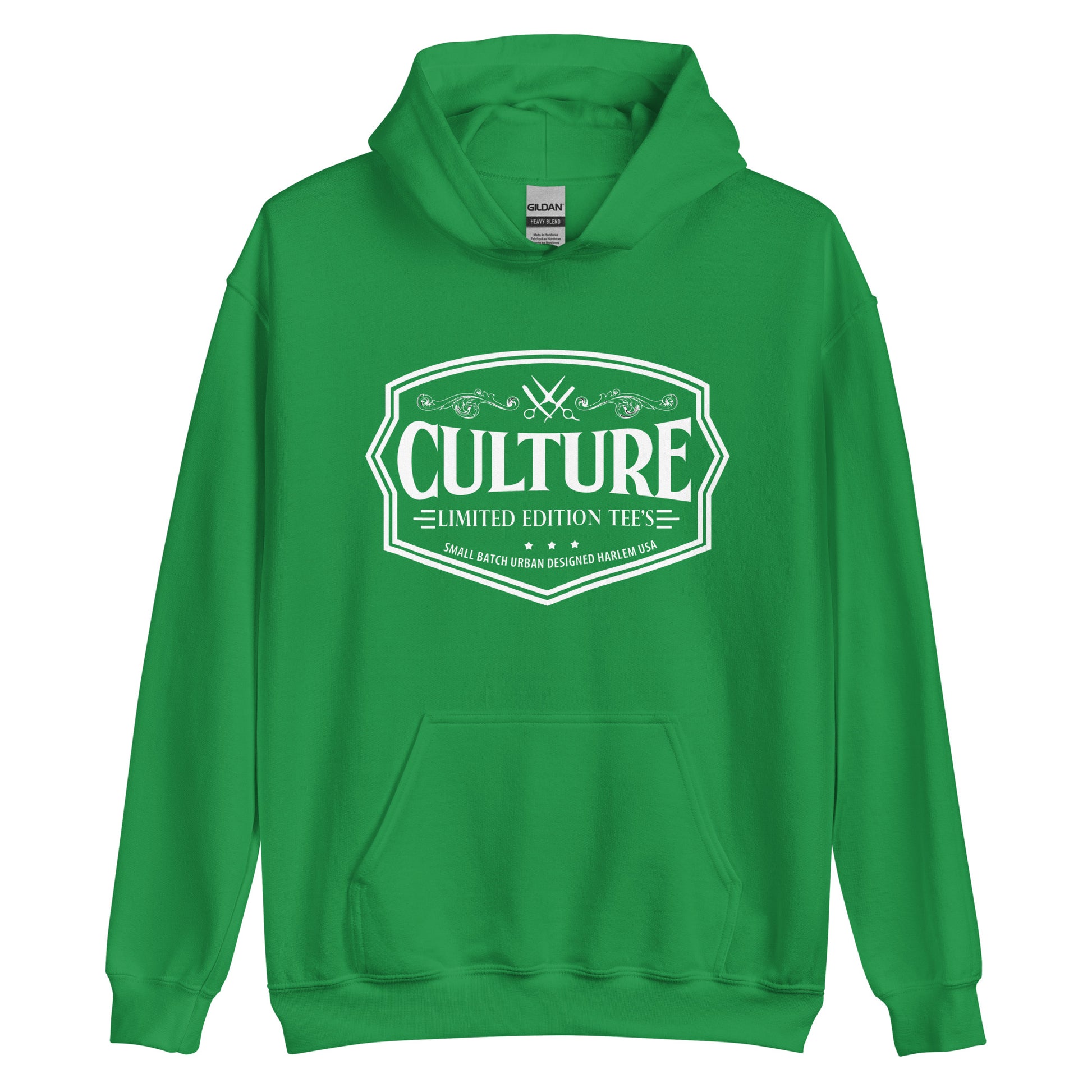 Mens Classic White Logo Culture Hoddie - Culture Limited Edition Tees