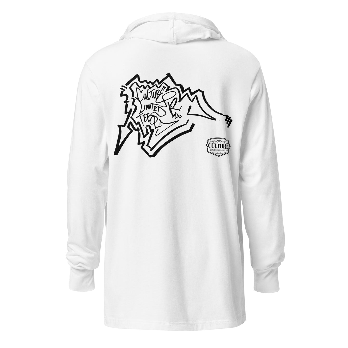 Graffiti Logo Hooded long-sleeve tee - Culture Limited Edition Tees