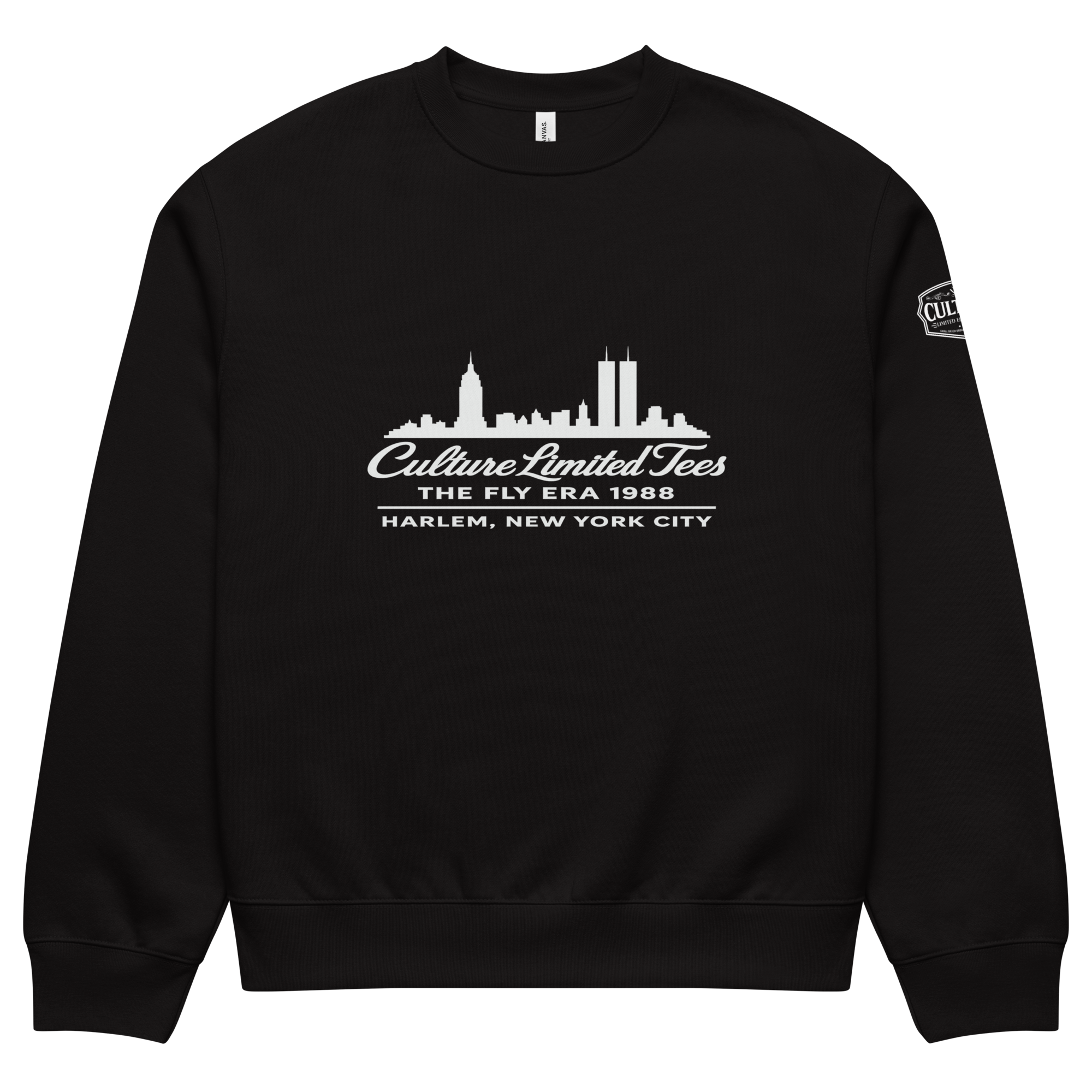 Fly Era 1988 Harlem Skyline Oversized Sweatshirt | Culture Limited Tees - Culture Limited Edition Tees