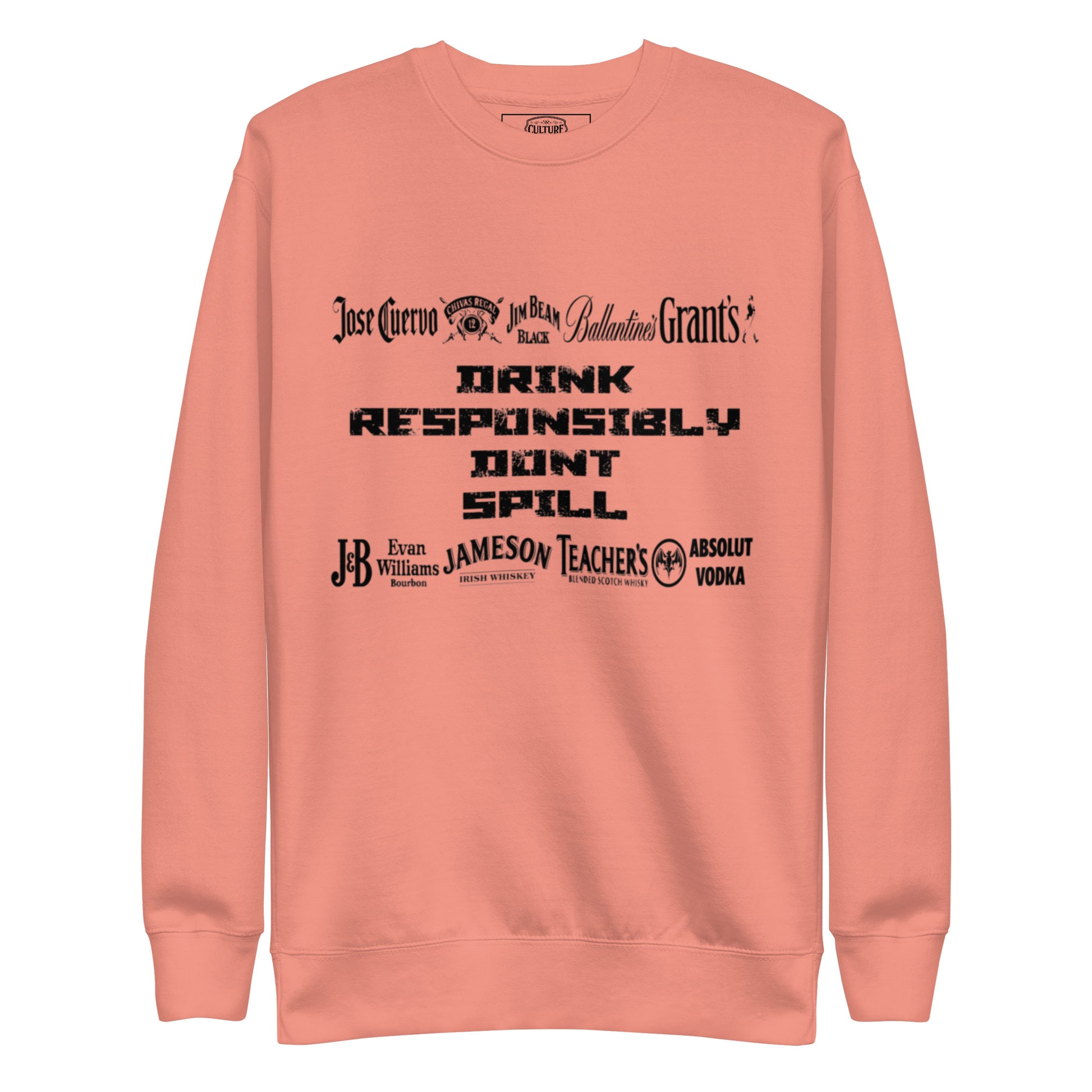 Drink Responsibly Unisex Premium Sweatshirt - Culture Limited Edition Tees