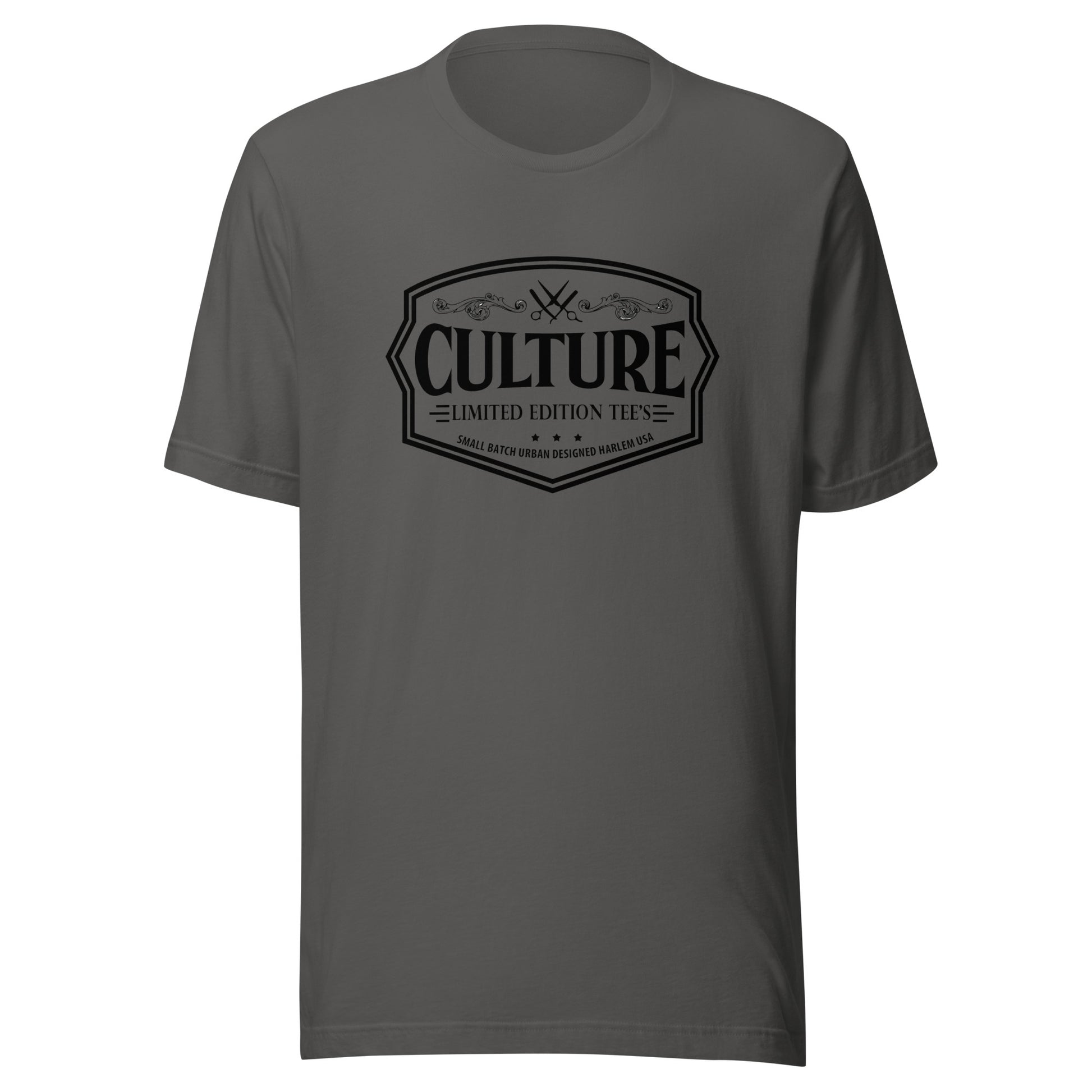 Men's Classic Black Culture Logo T-Shirt - Culture Limited Edition Tees