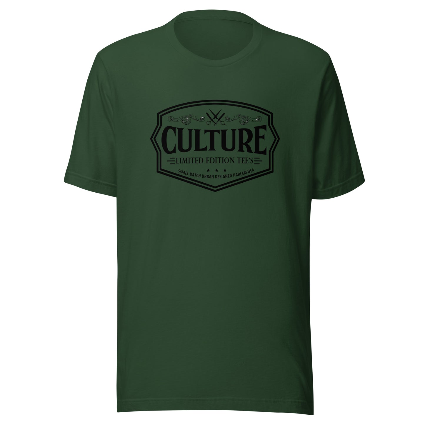 Men's Classic Black Culture Logo T-Shirt - Culture Limited Edition Tees