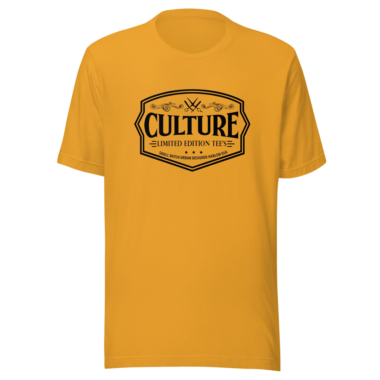 Men's Classic Black Culture Logo T-Shirt - Culture Limited Edition Tees