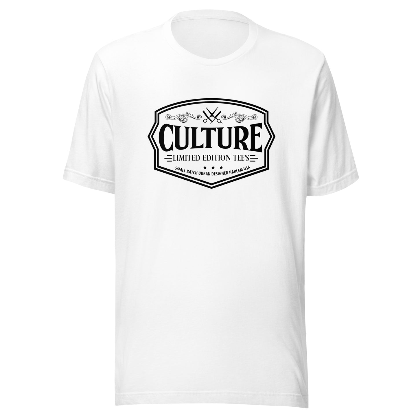 Men's Classic Black Culture Logo T-Shirt - Culture Limited Edition Tees