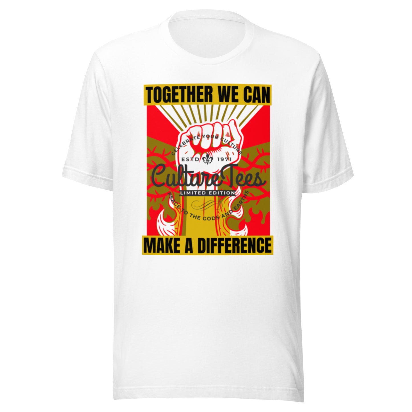 Together We Can Men's Graphic Tee - Culture Limited Edition Tees