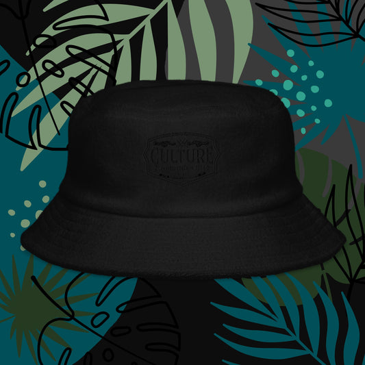 Culture Logo Unstructured terry cloth bucket hat - Culture Limited Edition Tees