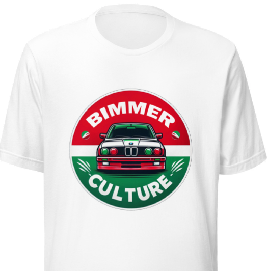 BMW E30 M3 Graphic T-Shirt – Bimmer Culture Streetwear Tee - Culture Limited Edition Tees